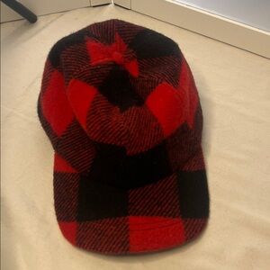 Crown cap buffalo plaid cap L